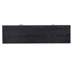 4-door Retro Sideboard with Adjustable Shelves