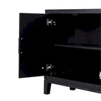 4-door Retro Sideboard with Adjustable Shelves