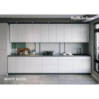Kitchen Signature Collection White Gloss Color Base Size 13Ft Wide - 153x24