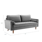 Carson Carrington Talby Velvet Sofa