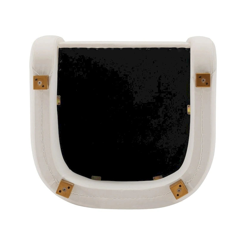 Velvet lounge chair two-piece set