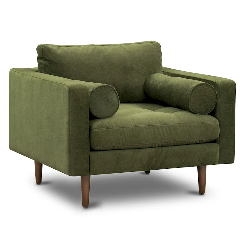Poly & Bark Napa Fabric Lounge Chair