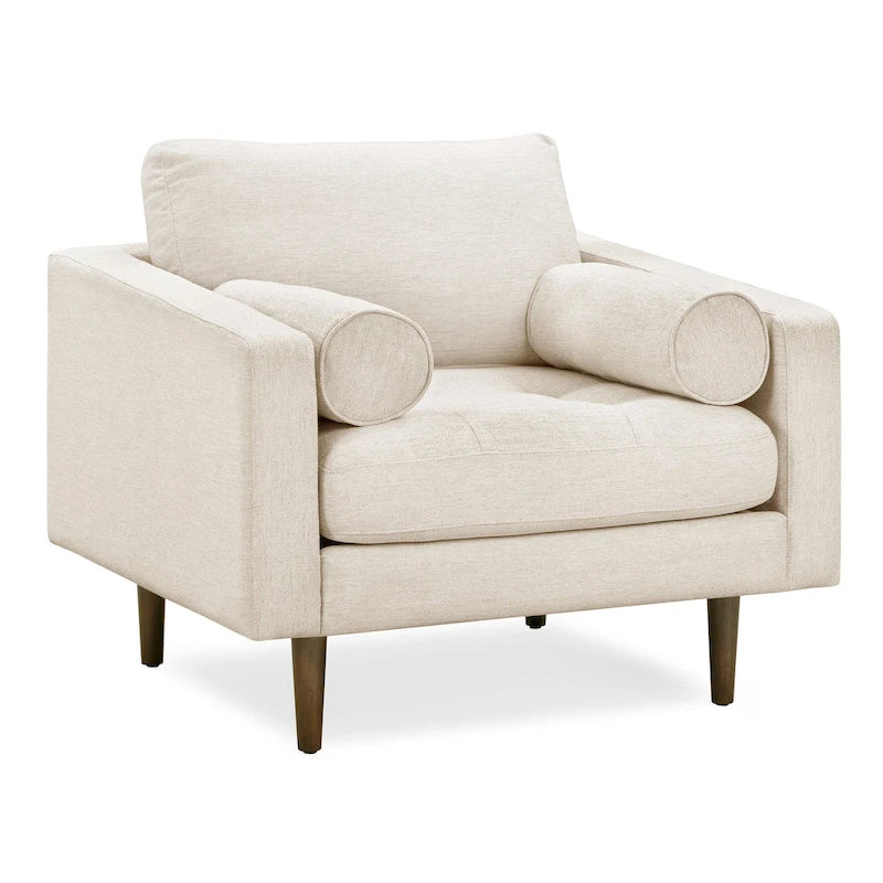 Poly & Bark Napa Fabric Lounge Chair