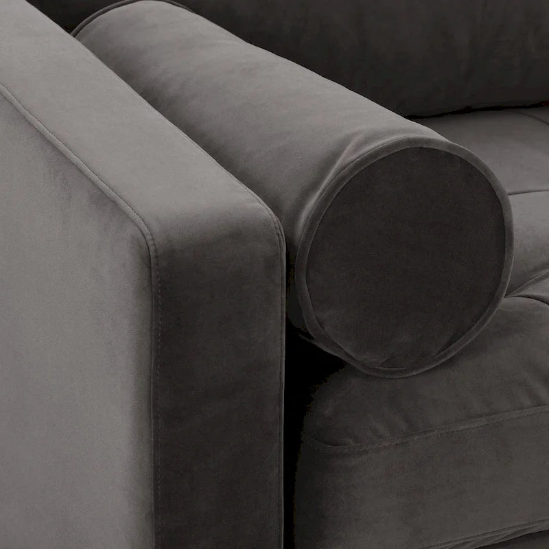 Poly & Bark Napa Fabric Lounge Chair