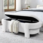 Upholstered Bench with Large Storage Space