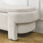 Upholstered Bench with Large Storage Space