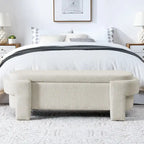 Upholstered Bench with Large Storage Space