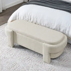 Upholstered Bench with Large Storage Space