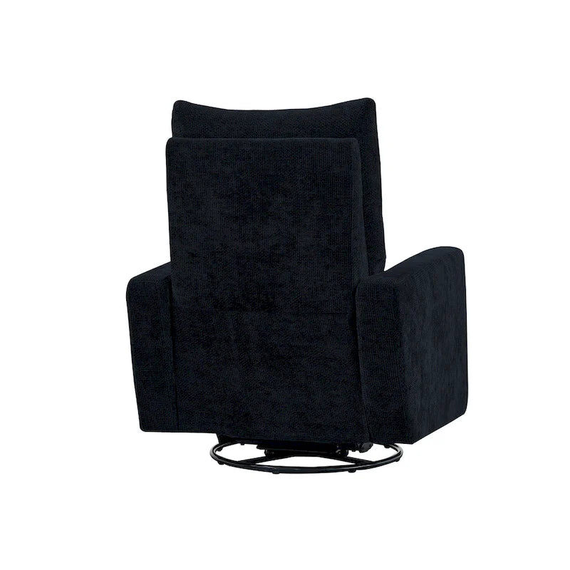 Olmas 33.5W Power Swivel Glider Recliner with USB Charger Set Of 2