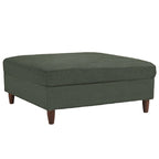 Corduroy Modular Sectional 5 Piece Sofa with Ottoman