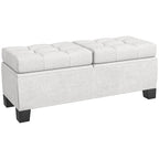 Upholstered End of Bed Bench with Steel Frame