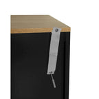 3 Metal Door Shoe Rack Freestanding Shoe Storage Cabinet
