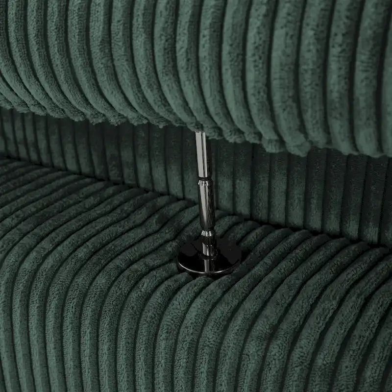 Corduroy Upholstered Modular Sectional Sofa for Living Room