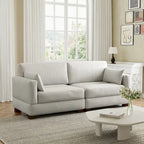 Corduroy Upholstered Modular Sectional Sofa for Living Room