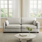 Corduroy Upholstered Modular Sectional Sofa for Living Room