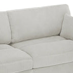 Corduroy Upholstered Modular Sectional Sofa for Living Room