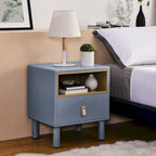Single drawer bedside table,wooden bedside table, bedside table with drawer, compact bedside table, Nordic style bedside table