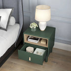Single drawer bedside table,wooden bedside table, bedside table with drawer, compact bedside table, Nordic style bedside table