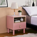 Single drawer bedside table,wooden bedside table, bedside table with drawer, compact bedside table, Nordic style bedside table