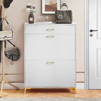 Space-Saving Freestanding Modern Shoe Storage Cabinet for Entryway, Hallway, Living Room