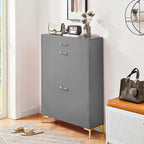 Space-Saving Freestanding Modern Shoe Storage Cabinet for Entryway, Hallway, Living Room