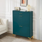 Space-Saving Freestanding Modern Shoe Storage Cabinet for Entryway, Hallway, Living Room