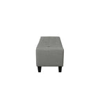 Porthos Home Wren Fabric Button Tufted Storage Bench