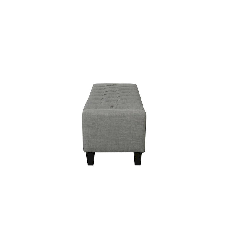 Porthos Home Wren Fabric Button Tufted Storage Bench