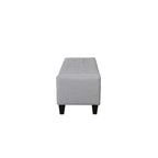 Porthos Home Wren Fabric Button Tufted Storage Bench