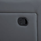 2-Piece Classic Faux Leather Manual Reclining Living Room Sofa Set with Console and Cup Holders