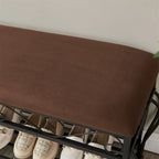 Industrial Multipurpose Entryway Upholstered Shoe Rack Bench