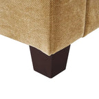 LUE BONA 81  Modern Corduroy 3 Seater Sofa, Polyester Rectangle Upholstered Sofa with Wood Base for Living Room