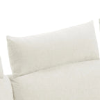 89 Chenille Sectional Sofa Couch With Extra Wide Chaise For Livingroom