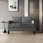 CraftPorch Corduroy Mid-Century Modern Velvet Upholstered 2-Piece Living Room Set