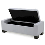 Modern Upholstered Storage Bench for Living Room Entryway