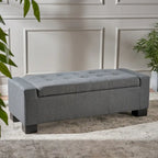 Modern Upholstered Storage Bench for Living Room Entryway