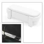 French Minimalist Fabric Upholstered Storage Bench with Four Upholstered Legs