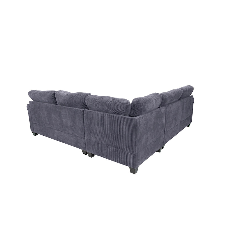 Poundex 4-pcs Sectional