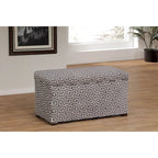 Angela Transitional Wood Storage Bench