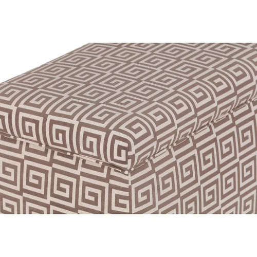 Angela Transitional Wood Storage Bench