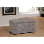 Angela Transitional Wood Storage Bench