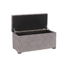 Angela Transitional Wood Storage Bench