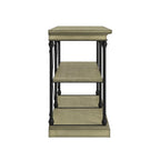 Barnstone Cornice Iron and Wood Entryway Console Table by iNSPIRE Q Artisan