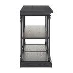 Barnstone Cornice Iron and Wood Entryway Console Table by iNSPIRE Q Artisan