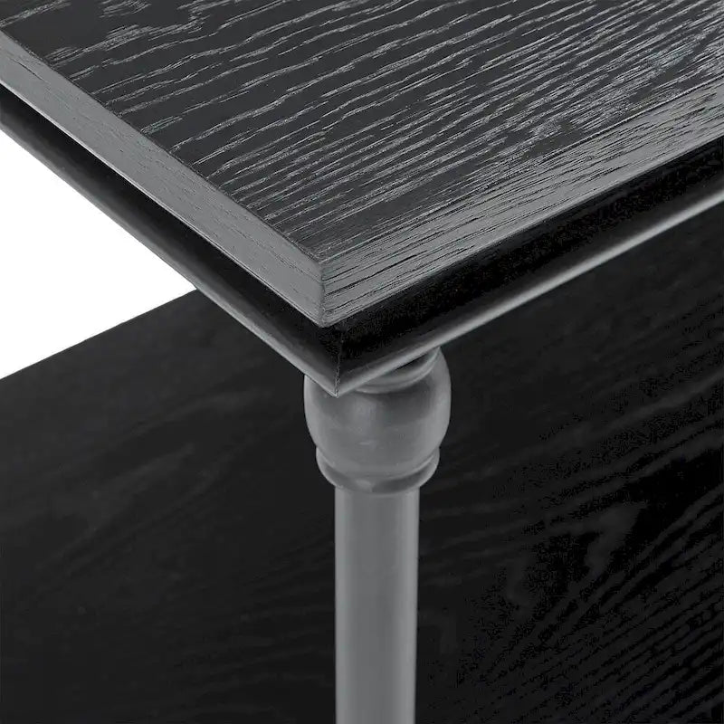 Barnstone Cornice Iron and Wood Entryway Console Table by iNSPIRE Q Artisan