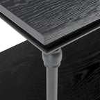 Barnstone Cornice Iron and Wood Entryway Console Table by iNSPIRE Q Artisan