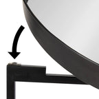 Kate and Laurel Celia Round Metal Coffee Table - 28.25x28.25x19