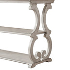 Lorraine Wood Scroll TV Stand Sofa Table by iNSPIRE Q Classic