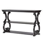 Lorraine Wood Scroll TV Stand Sofa Table by iNSPIRE Q Classic