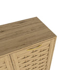Wood Cabinet with Adjustable Shelf